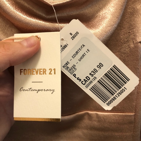 Silky Form-fitting Mini Dress Size S - Picture 2 of 3